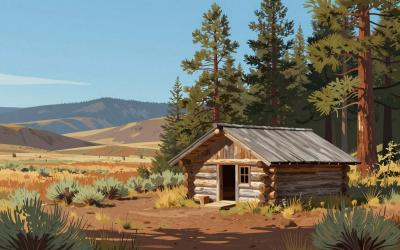 Illustrative header image for Lodges & Cabins