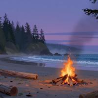 Illustrative header image for Summer Beach Bonfire