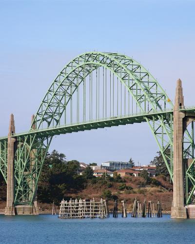 Yaquina Bay Bridge at Newport, Oregon