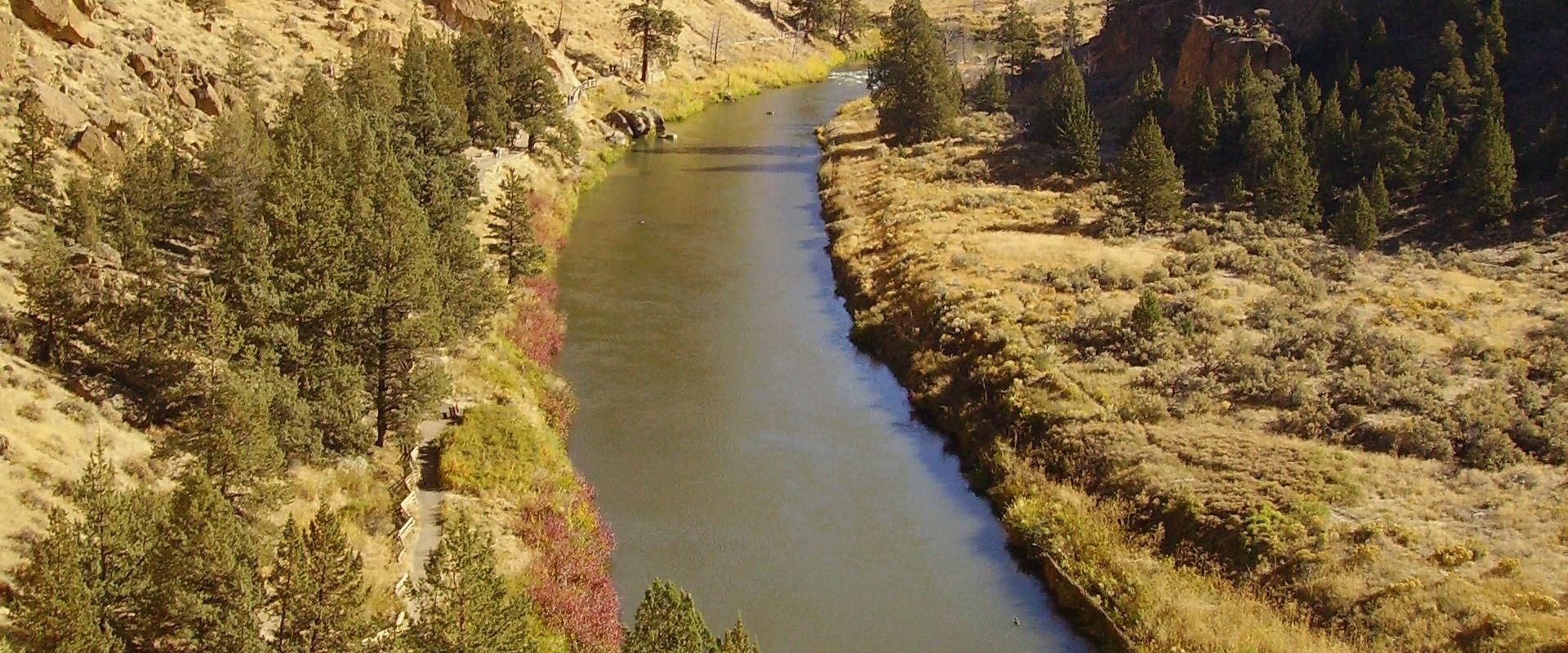 Smith Rock and the Crooked River in central Oregon