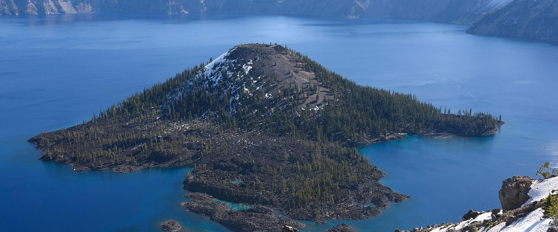 Crater Lake and Wizard Island, Oregon