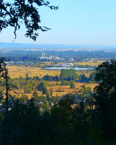 View of west Eugene from the Wild Iris Ridge Trail